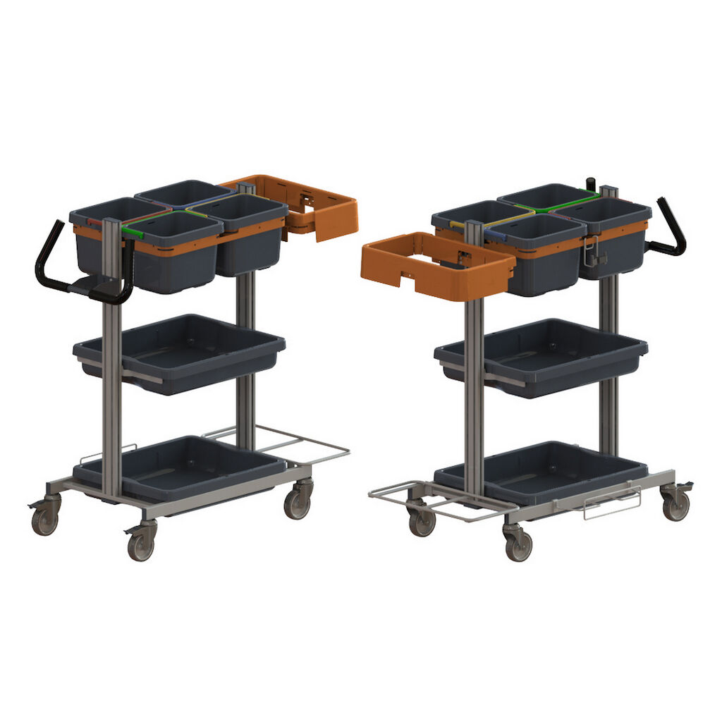 Chariot TASKI Nano Trolley Grand 1pc - Configuration compacte légère